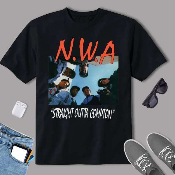 Nwa Straight Outta Compton Graphic T Shirt